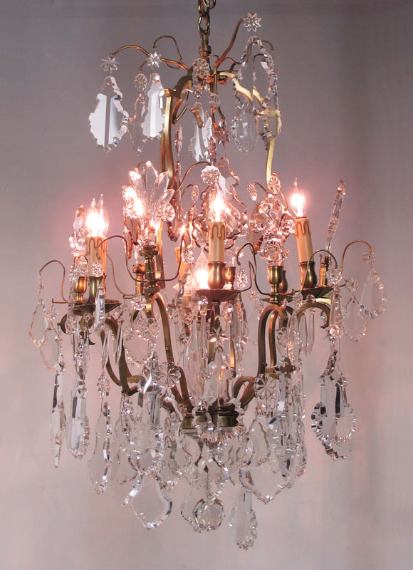 BACCARAT QUALITY 6 LIGHT CHANDELIER  1476de