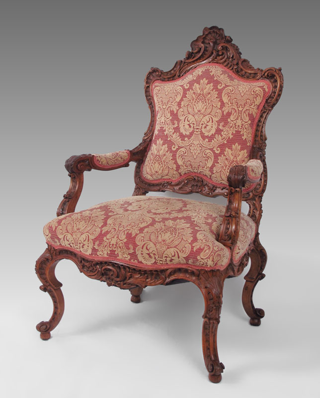 ROCOCO REVIVAL CARVED WALNUT PARLOR 1476f7
