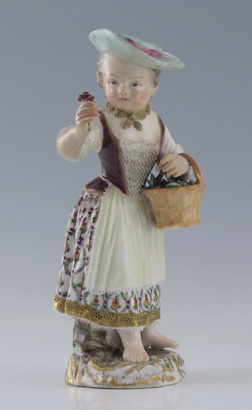 MEISSEN PORCELAIN BAREFOOT LADY: