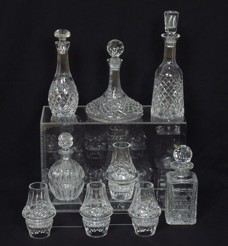 WATERFORD CRYSTAL DECANTERS AND 1477cd