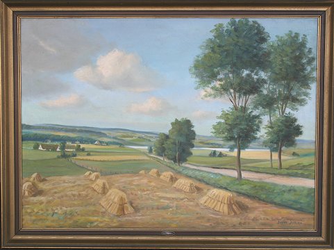 PANORAMIC DANISH COUNTRY SCENE