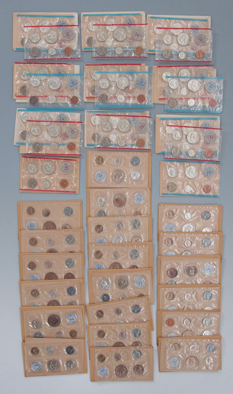 40 PROOF UNCIRCULATED COIN SHEETS 14781a