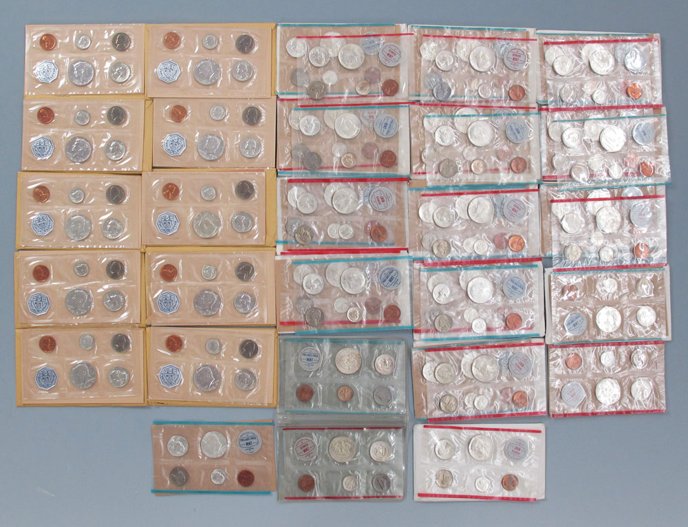 40 PROOF UNCIRCULATED COIN SHEETS 14781b