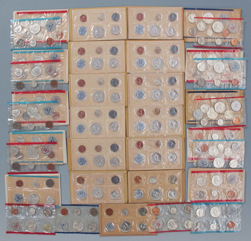 35 PROOF & UNCIRCULATED COIN SHEETS