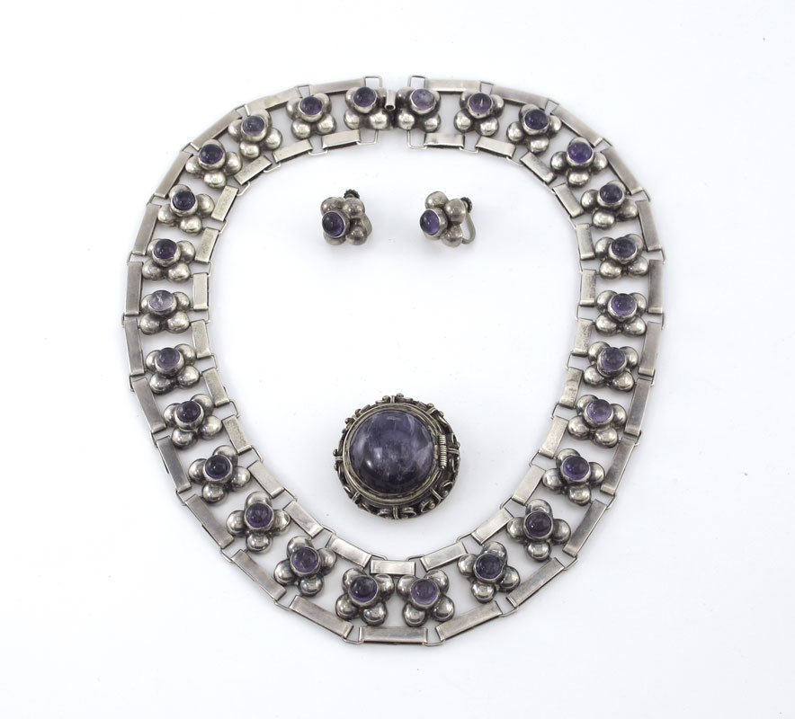 MEXICAN STERLING SILVER AND AMETHYST 147824