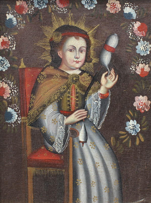 RELIGIOUS CHRIST CHILD PAINTING  147839