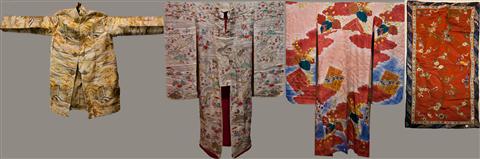 TWO JAPANESE KIMONO together with