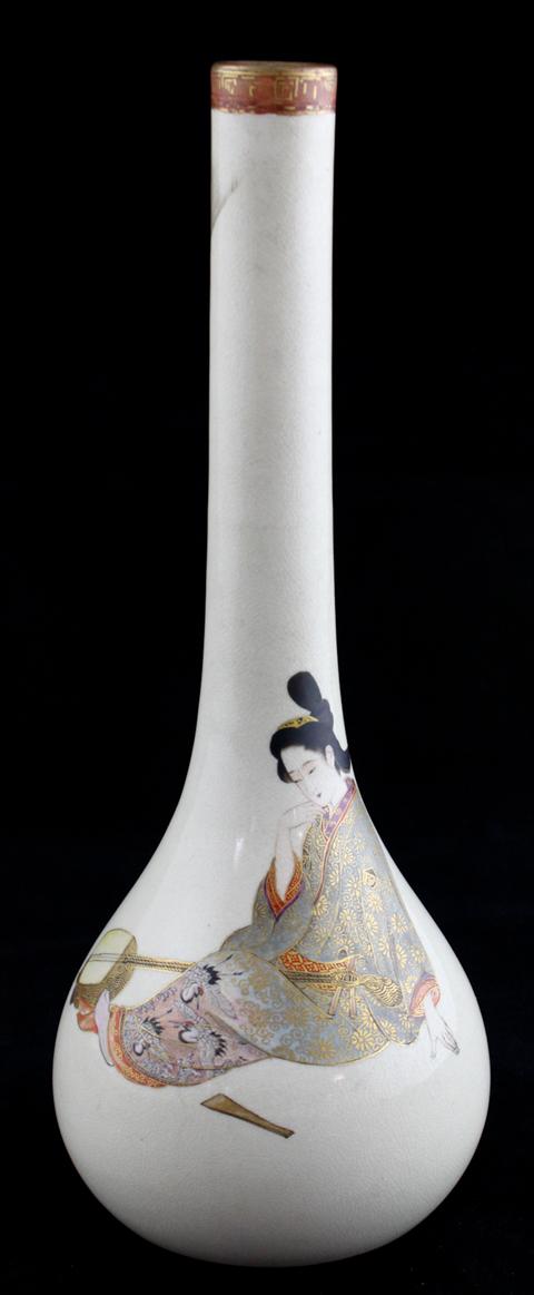 JAPANESE EARTHENWARE LONG NECKED 1478af