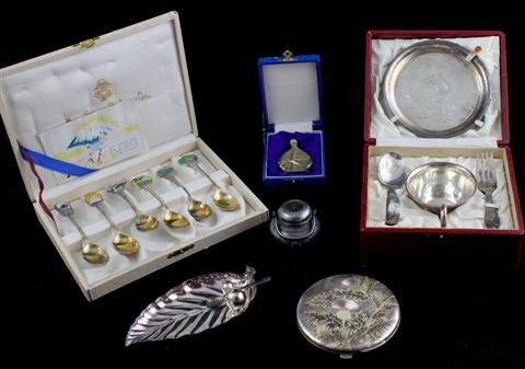 GROUP OF JAPANESE SILVER including