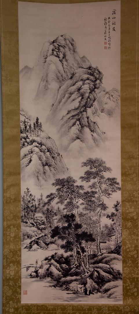 CHINESE INK PAINTING landscape 1478e9