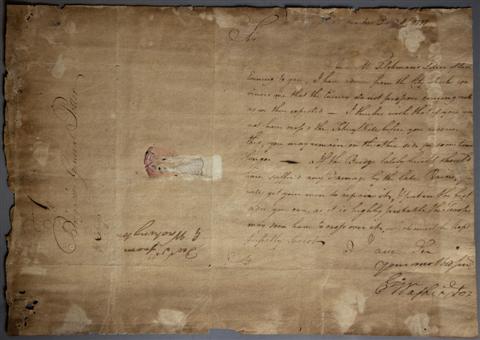 GENERAL GEORGE WASHINGTON SIGNED LETTER