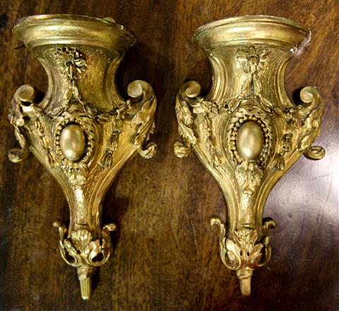 PAIR OF GILTWOOD WALL BRACKETS 14791e