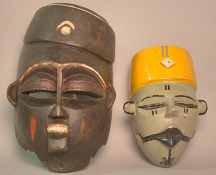 SOUTH EASTERN NIGERIAN MASK AND 14794b