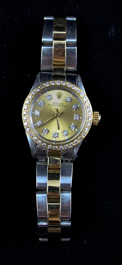 LADY S ROLEX STAINLESS AND GOLD 147959