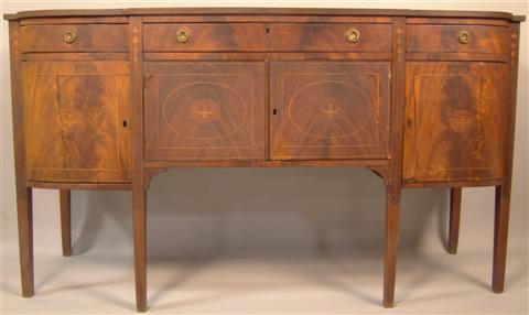 FEDERAL INLAID MAHOGANY SIDEBOARD 147979