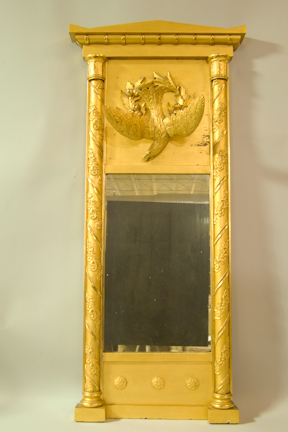 AMERICAN CLASSICAL GILTWOOD MIRROR