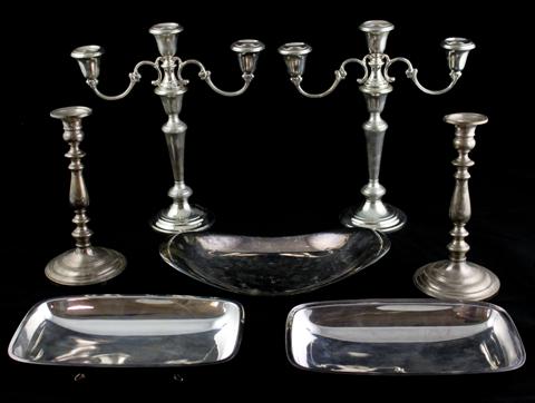 PAIR OF GORHAM WEIGHTED CANDELABRA 1479ba