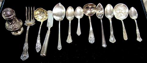 GROUP OF TWELVE PIECES SILVER FLATWARE 1479c5