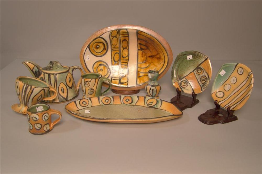 THREE PORTUGUESE POTTERY CHARGERS