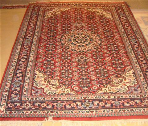 PERSIAN STYLE RED GROUND CARPET 147a0b