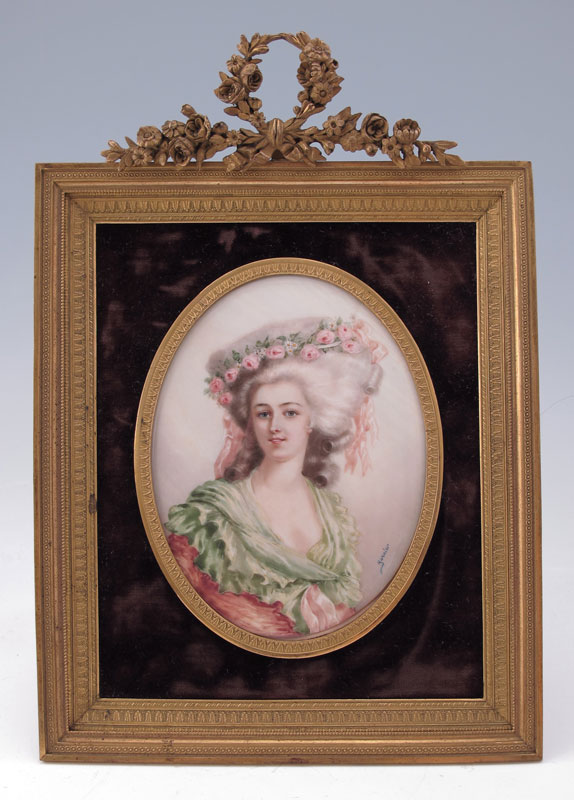 19TH C. MINIATURE WATERCOLOR ON