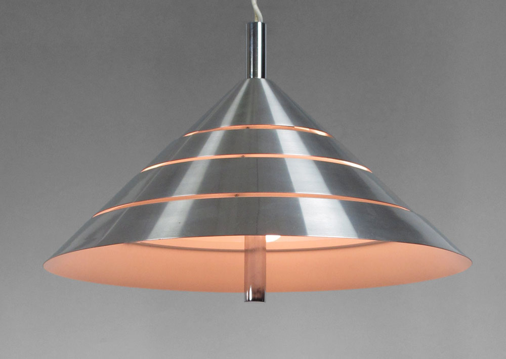 BRUSHED STEEL CEILING LAMP BY HANS 147b23