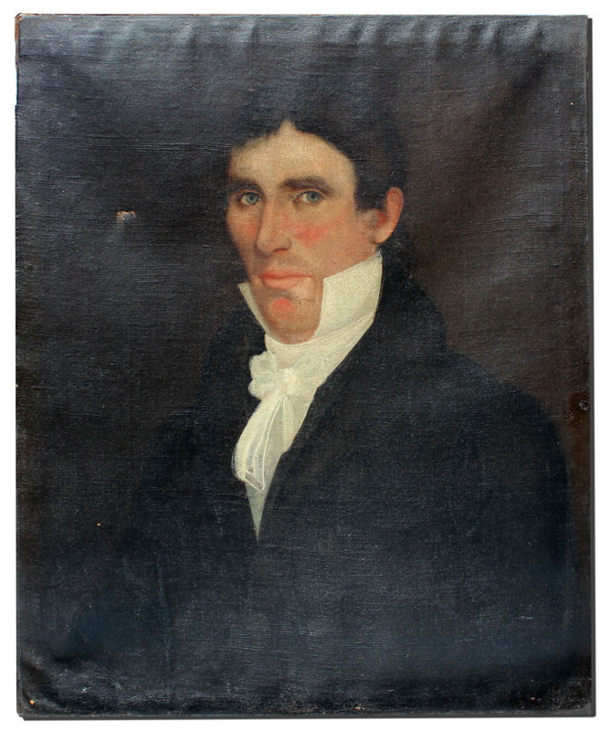 19th C. PORTRAIT PURPORTEDLY OF