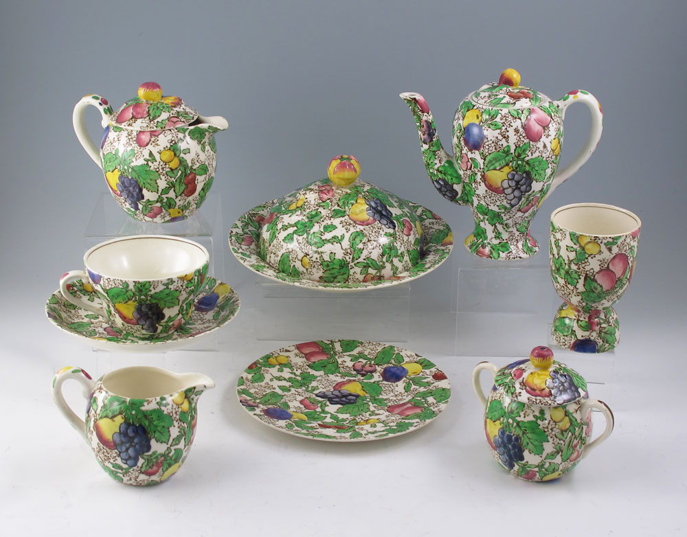 BOOTHS ENGLISH CHINA BREAKFAST SET: