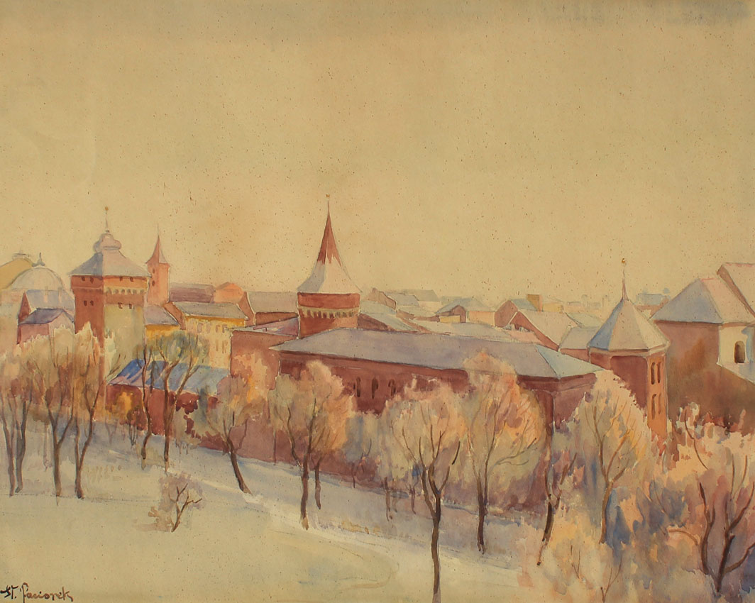 PACIOREK Stanislaw (1889-1952): Snow