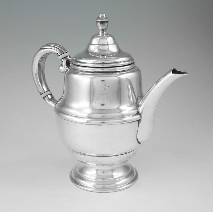 CONCORD STERLING TEAPOT: Marked with