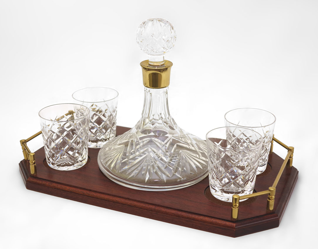 5 PIECE WATERFORD DECANTER AND 147d71