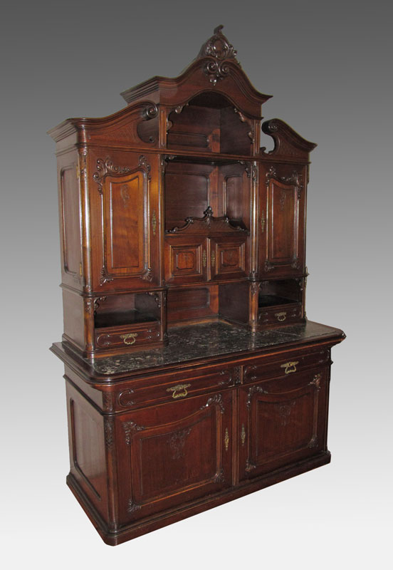 VICTORIAN MARBLE TOP SIDE CABINET  147dfe