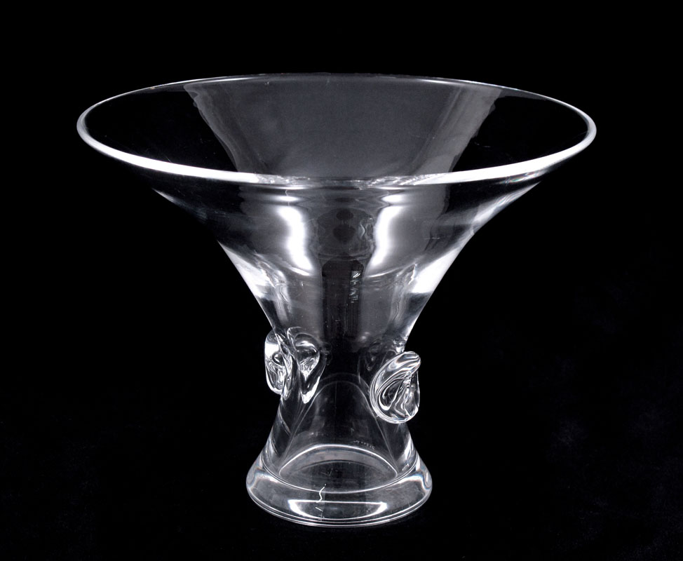 STEUBEN CRYSTAL BOUQUET VASE Flared 147ed1