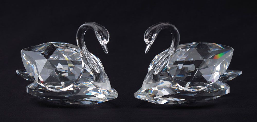 SWAROVSKI CRYSTAL FIGURINES SWAN 147f42