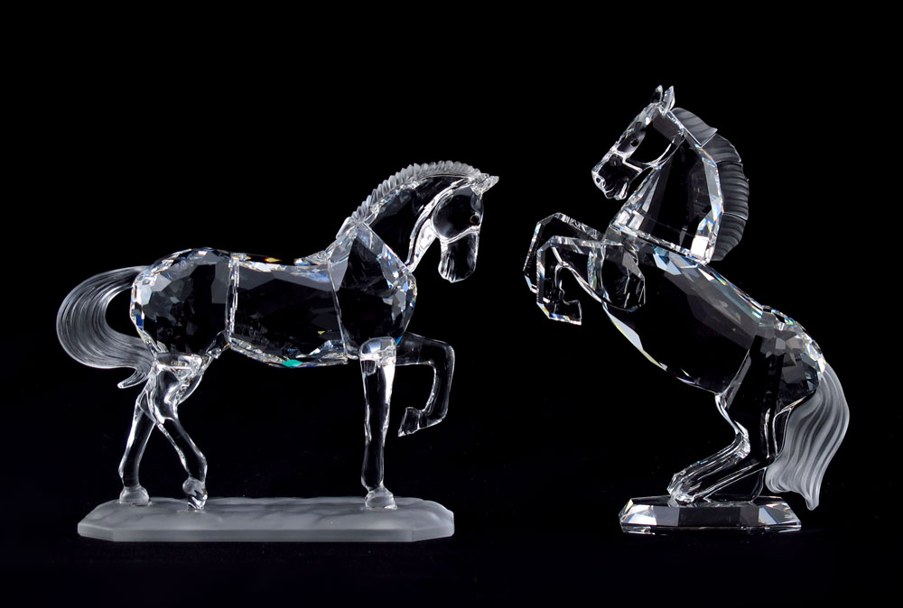 SWAROVSKI CRYSTAL FIGURINES HORSES 147f56