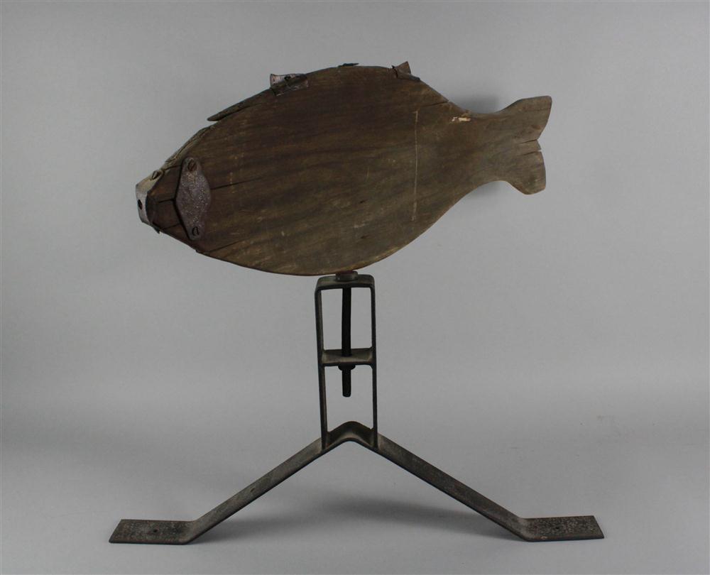 FISH WEATHERVANE wood silhouette with