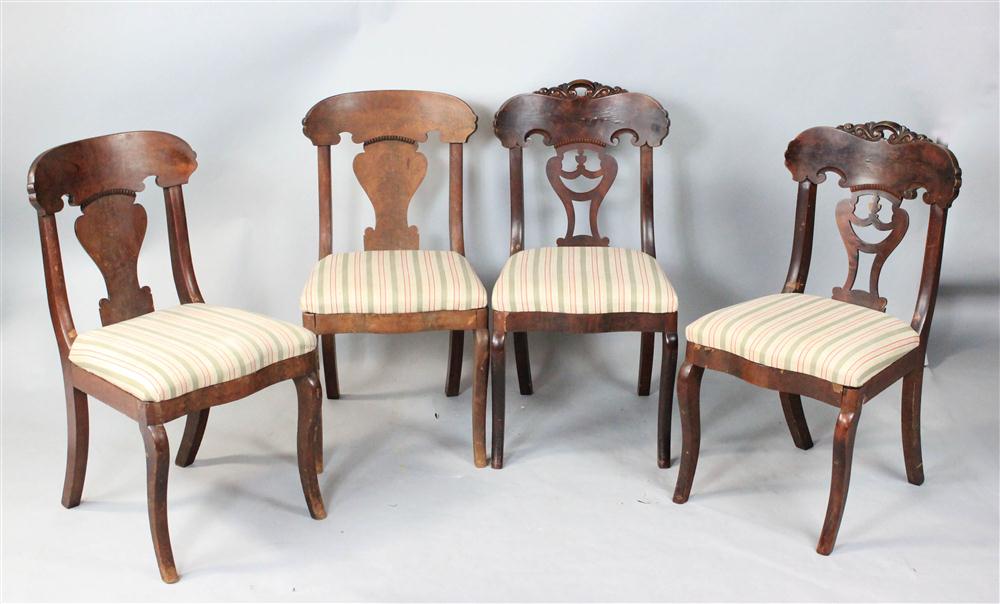 FOUR VICTORIAN MAHOGANY SIDECHAIRS 147fc8