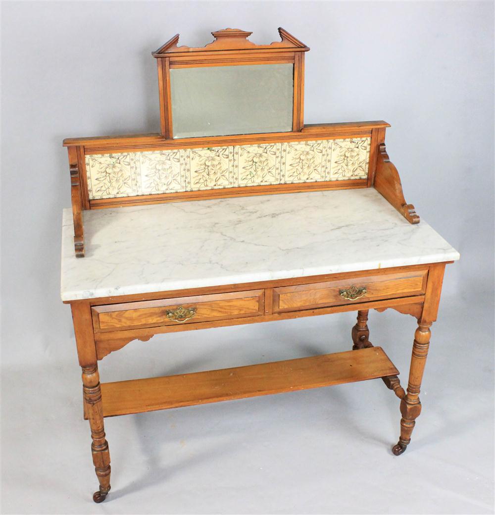 AMERICAN FRUITWOOD MARBLE TOP DRESSING 147fd3