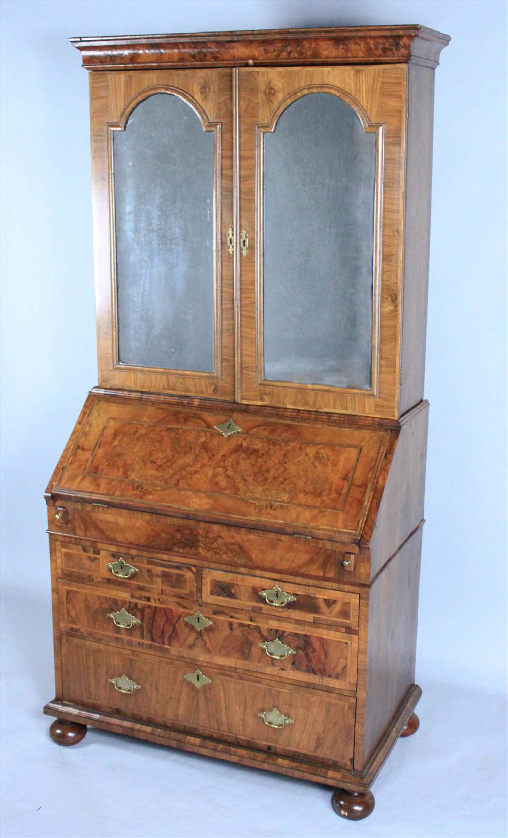 GEORGE II INLAID WALNUT SLANTFRONT 148050