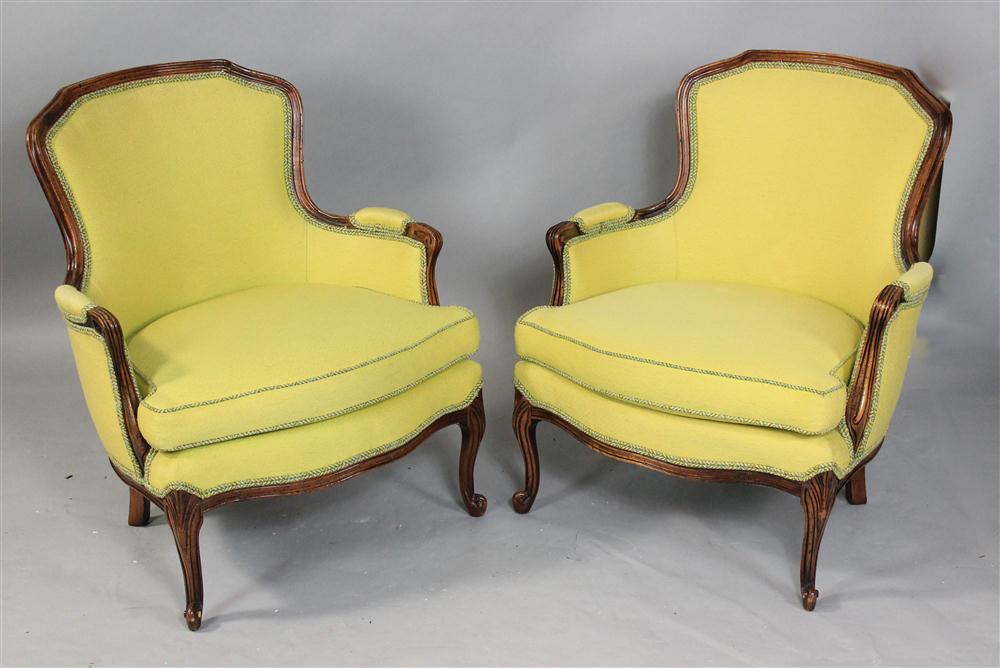 PAIR OF LOUIS XV STYLE FRUITWOOD 1480b7