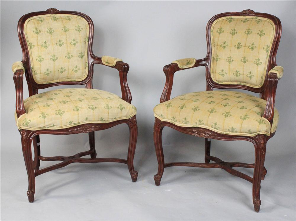 PAIR OF LOUIS XV STYLE FRUITWOOD 1480b8