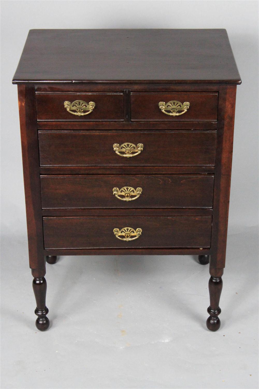 FEDERAL STYLE MAHOGANY SMALL CHEST OF