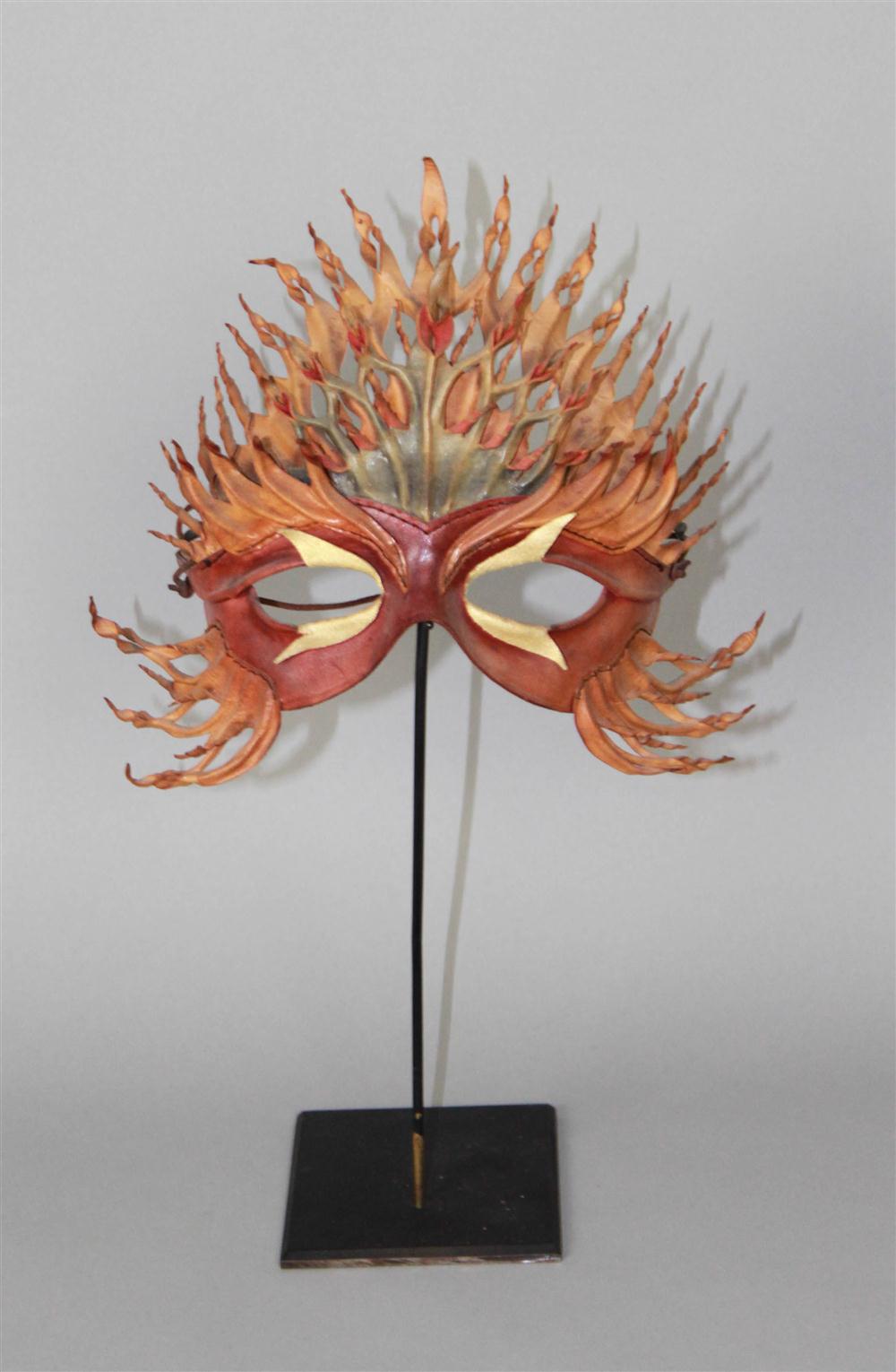 LEATHER VENETIAN CARNIVAL MASK 148103