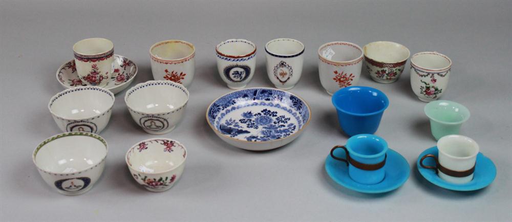 THIRTEEN CHINESE EXPORT PORCELAIN 14816e