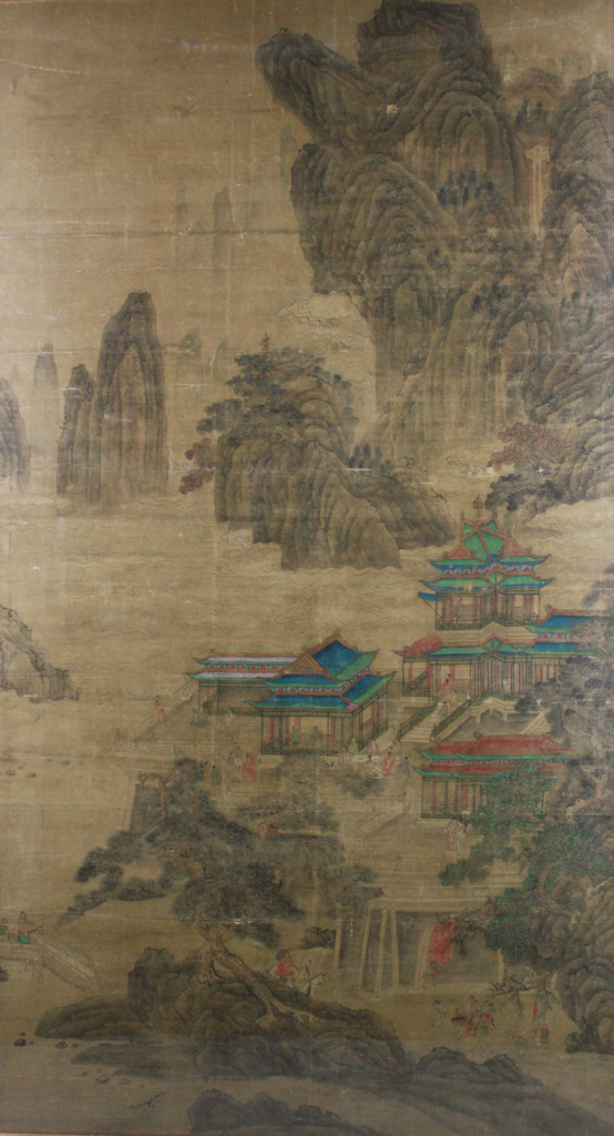 CHINESE PAVILION AMIDST MOUNTAINS 148182