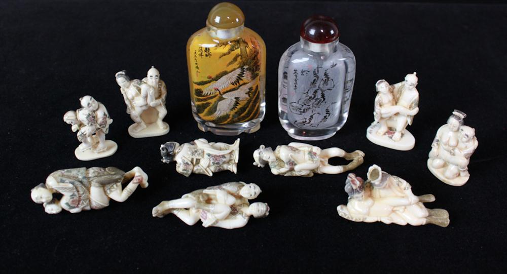 GROUP OF ASIAN COLLECTIBLES including 1481ea