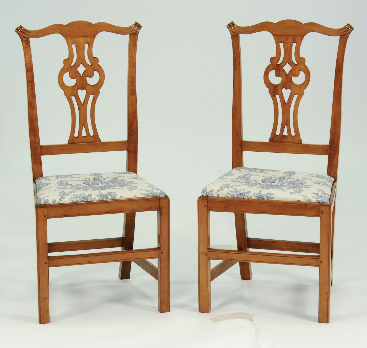 PAIR OF ANTIQUE AMERICAN COUNTRY 14a993