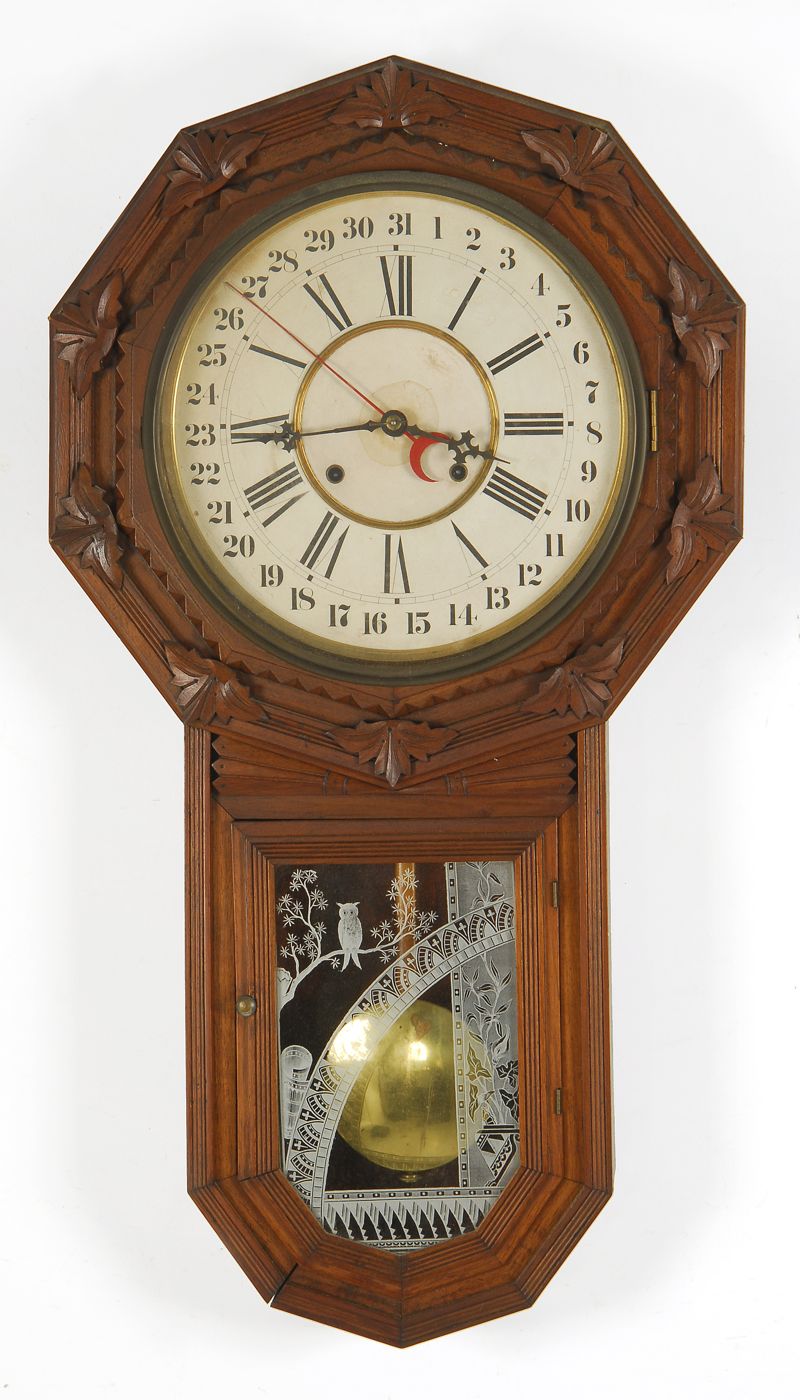 VICTORIAN EIGHT DAY REGULATOR CLOCKThird 14a9a1