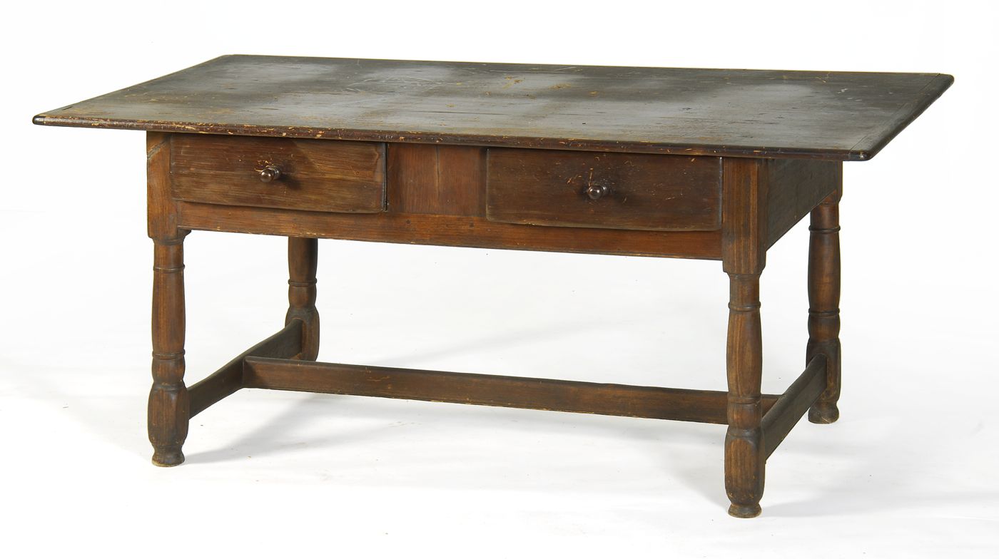 ANTIQUE AMERICAN REFECTORY TABLEFirst