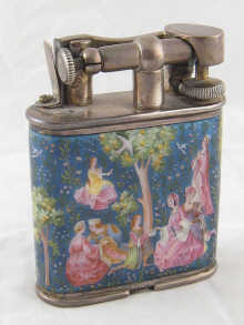 A sterling silver table lighter